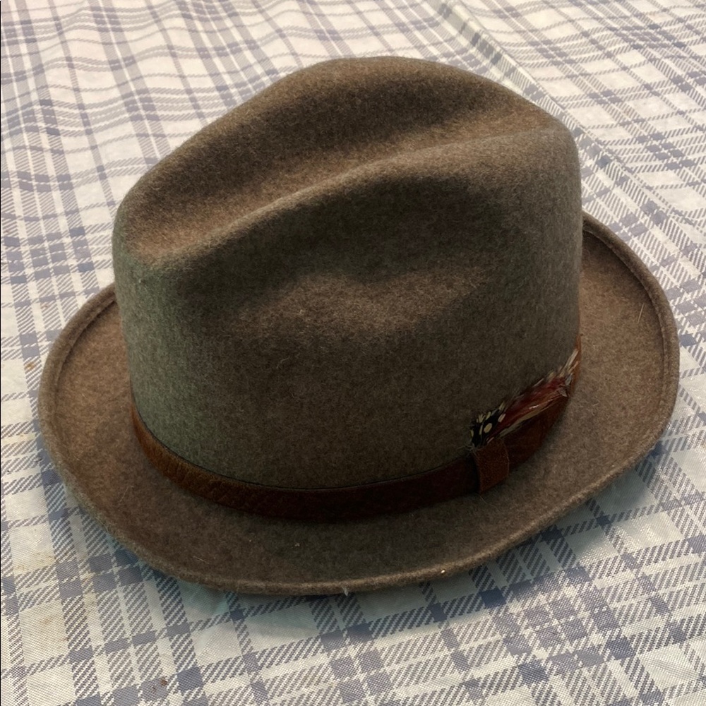 Stylish Brown Fedora Hat